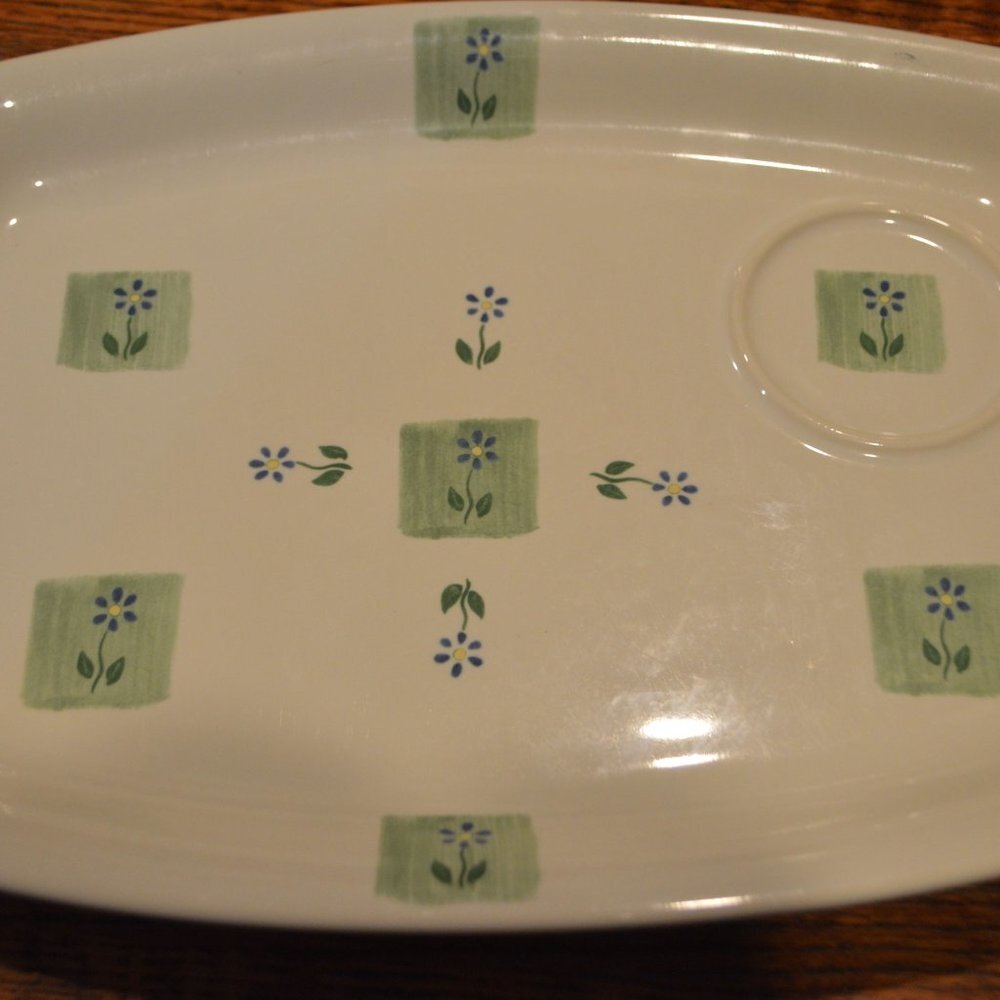 Barbeque Plate Cloverhill Floral by PFALTZGRAFF
